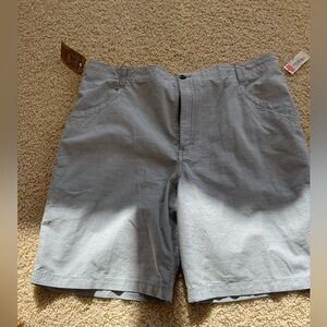 Men's Gray Striped Shorts NWT